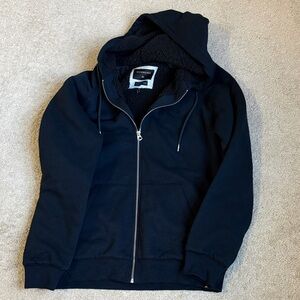 Quiksilver Men's Deep Navy Fleece lined Hoodie